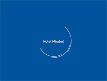 Tablet Screenshot of hotelmirabelviserba.com